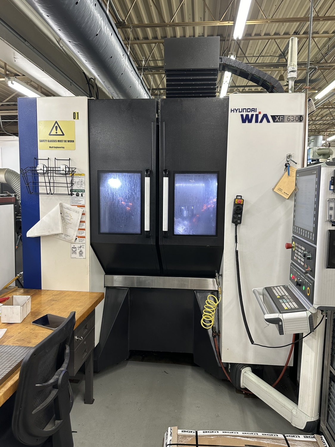 2016 Hyundai WIA XF-6300 5-Axis Vertical Machining Center